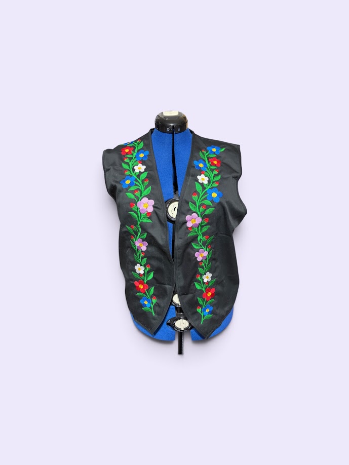 Vining flower vest